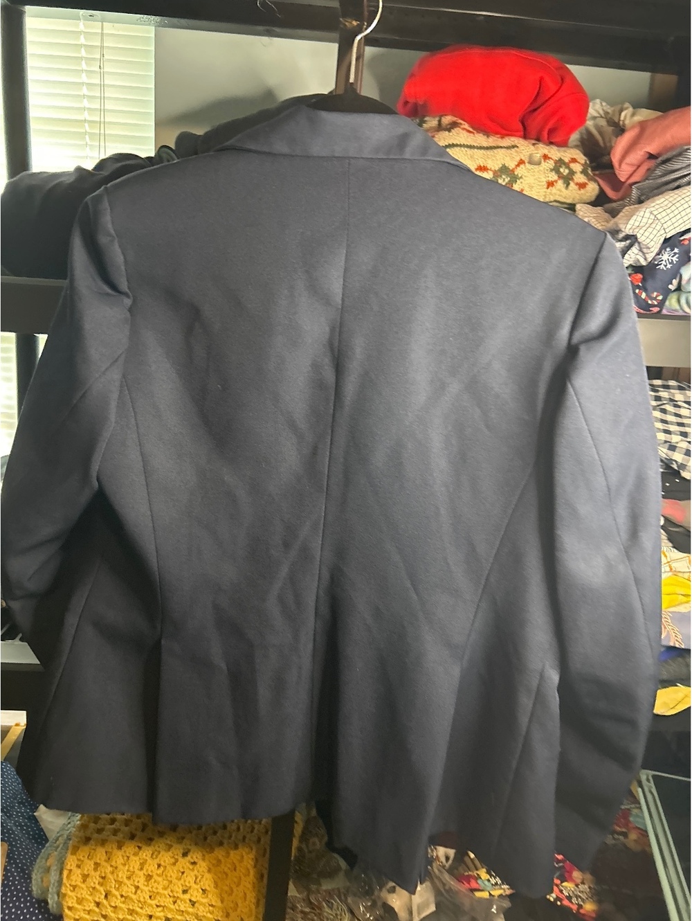 Livery Riding Apparel Navy Blue Riding Jacket Size 16 - Picture 9 of 12
